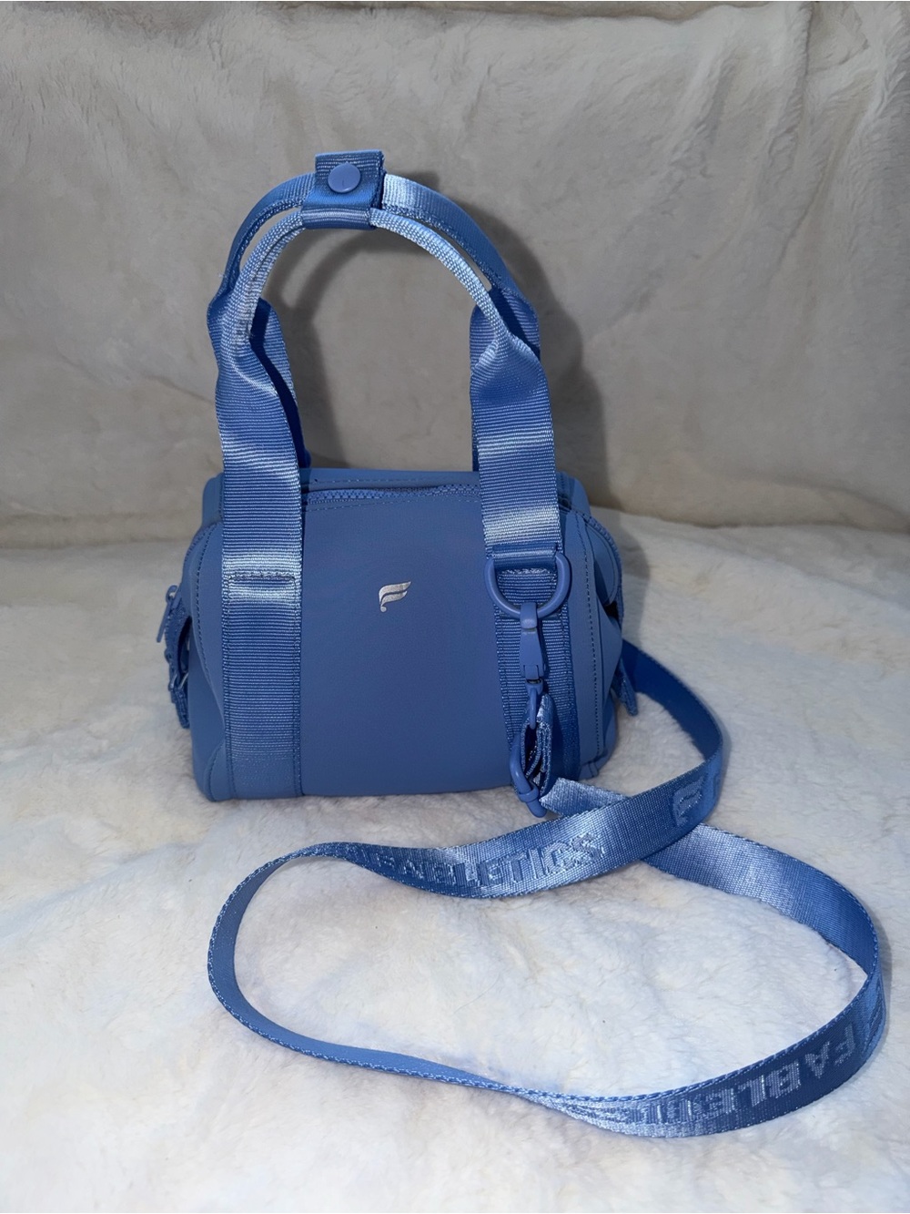 Fabletics Periwinkle Blue Mini Crossbody Satchel
